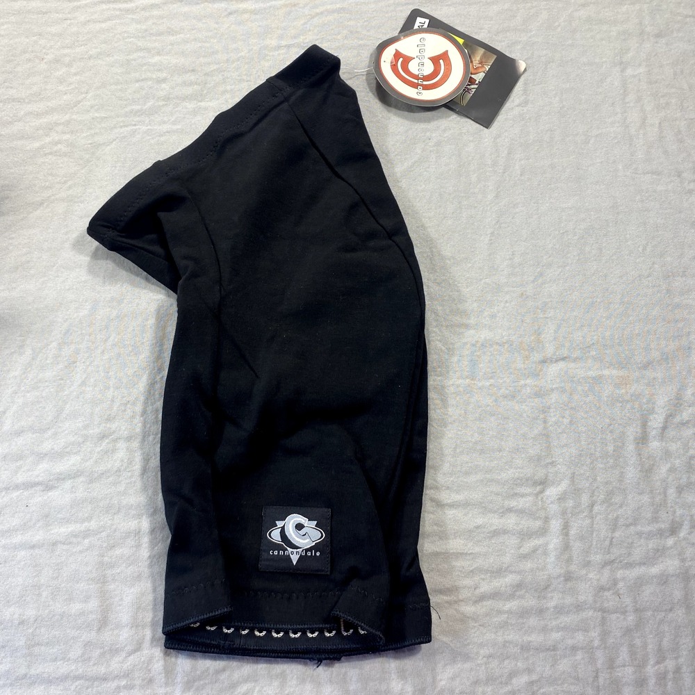 NEW Cannondale Shorts Mens Small Black Cycling Padded‎ 6-Panel USA Made